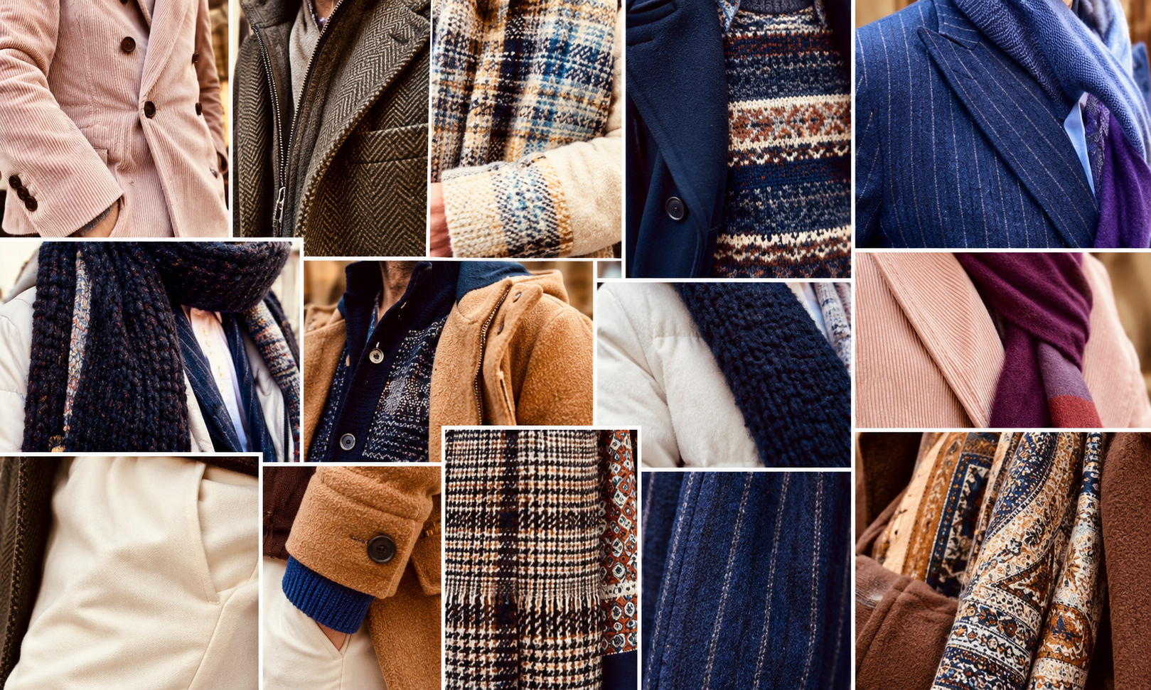 Texturen van stijlvolle wintermode (1)